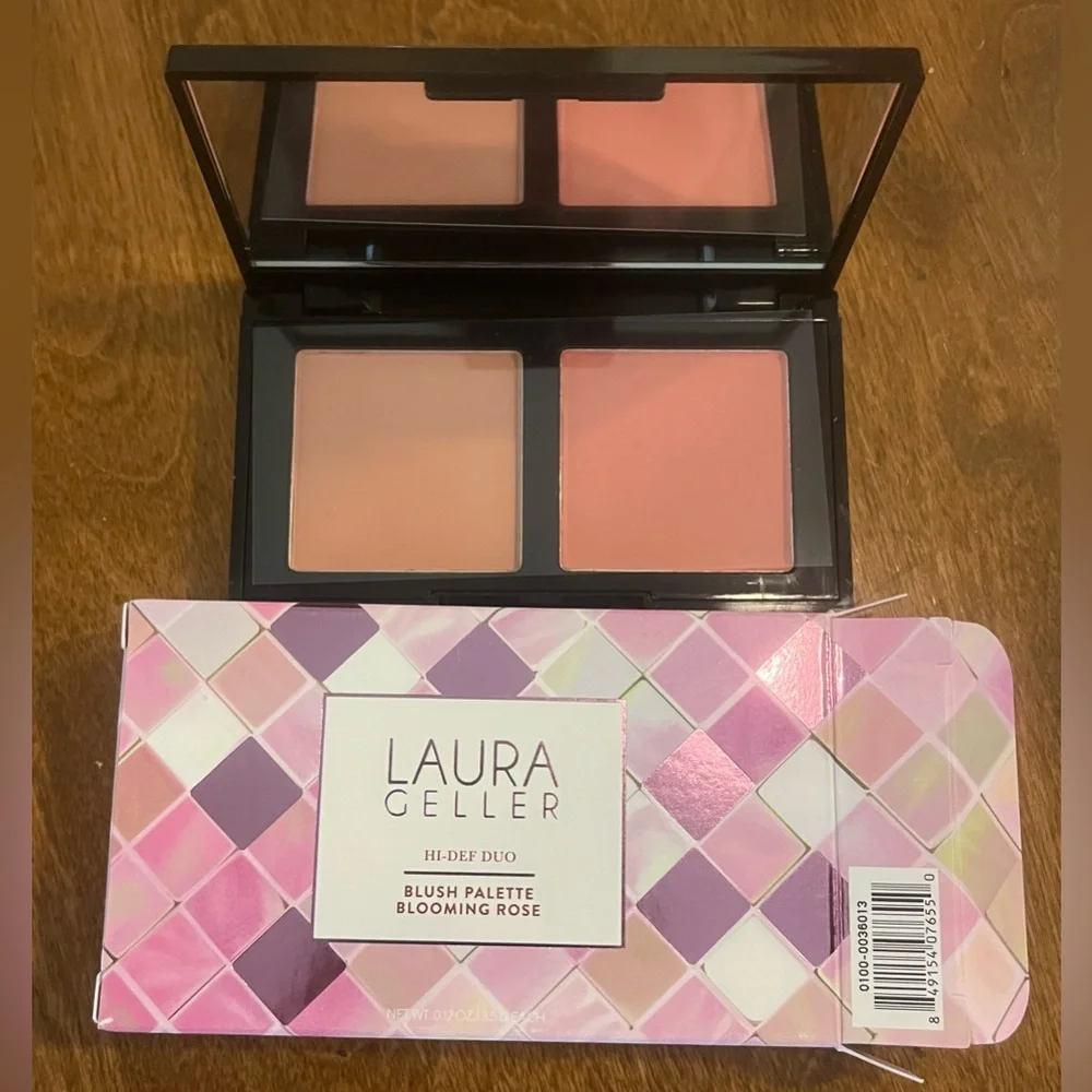 🌻 Laura Geller Blush Palette - Hi-Def Duo Blooming Rose New In Box